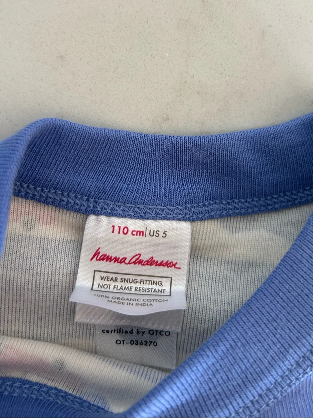 Hanna Andersson Organic Cotton Kids Pajamas, NWT, Size 5